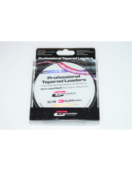 Cinnetic Professional Taper Leaders NLR 0.20-0.57mm 15mx10